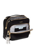 TUMI Teghan crossbody bag black gold, UK version