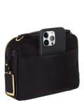 TUMI Teghan crossbody bag black gold, UK version