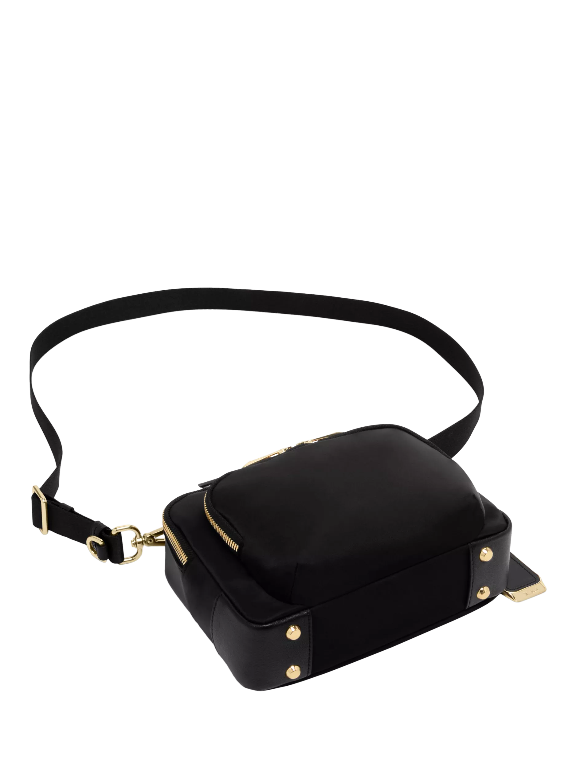 TUMI Teghan crossbody bag black gold, UK version