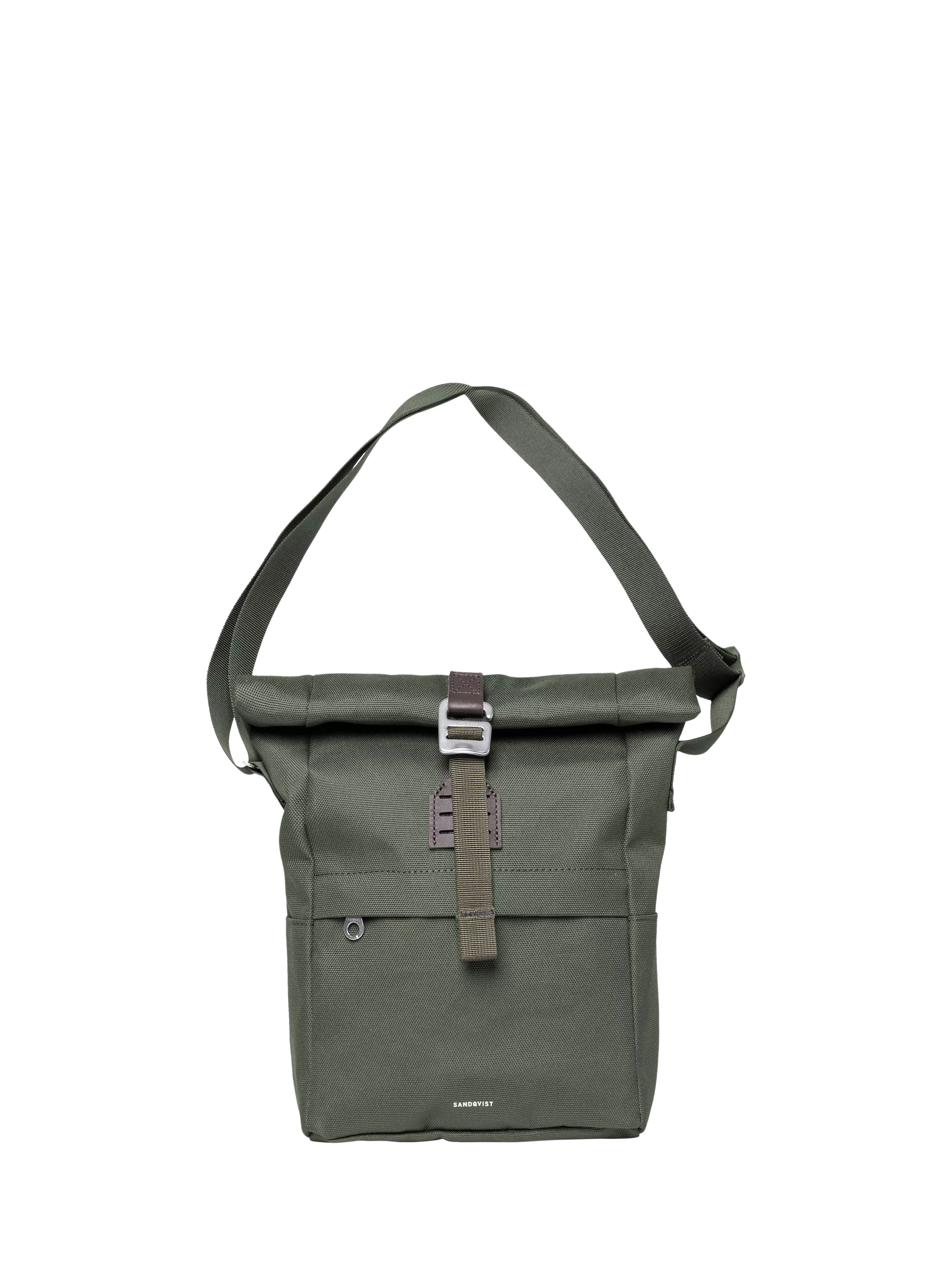 Sandqvist Icon Sacoche Rolltop Crossbody Bag, 5.5L, Black