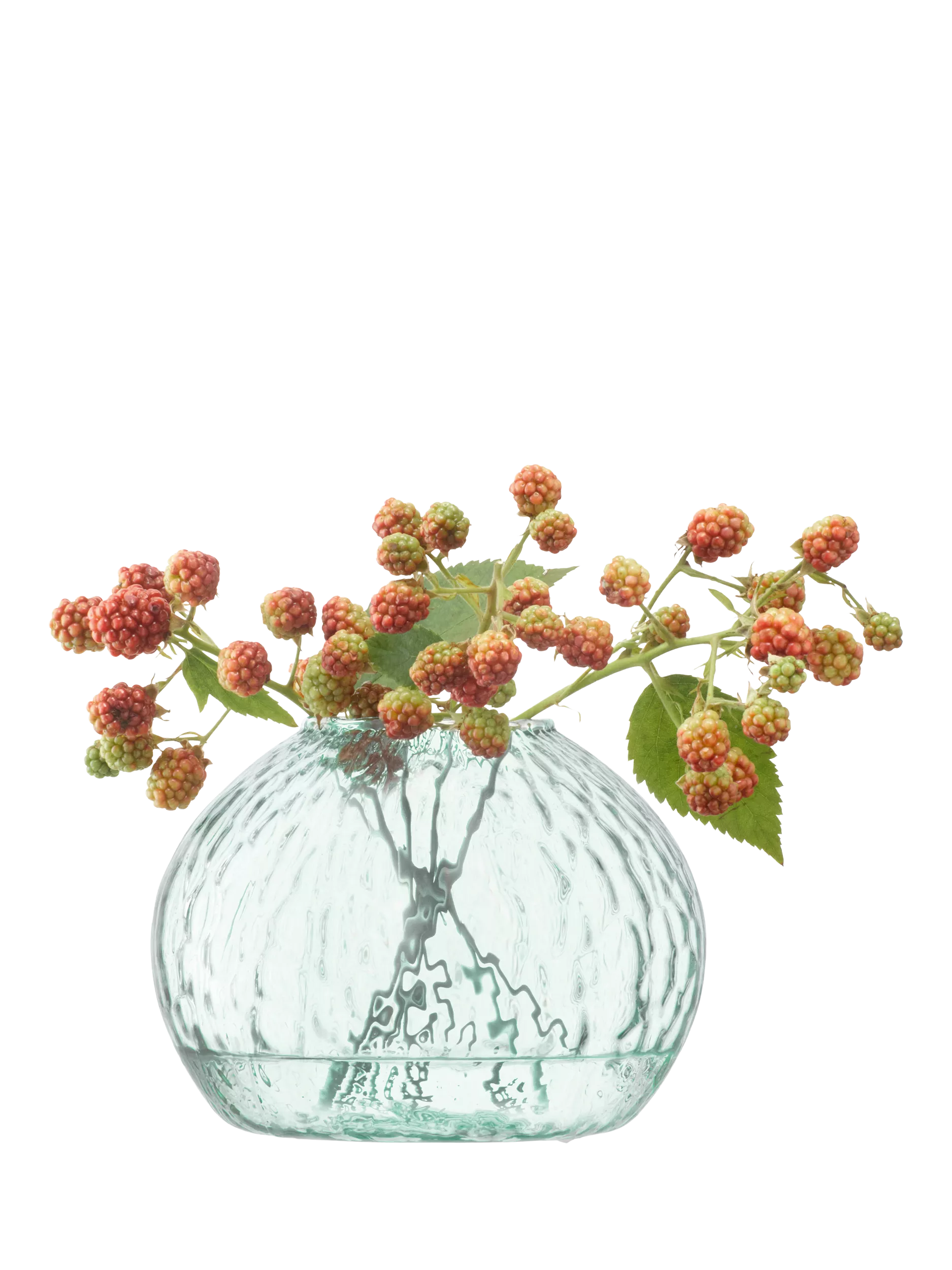 LSA International Canopy Seed recycled glass vase H11cm, UK version