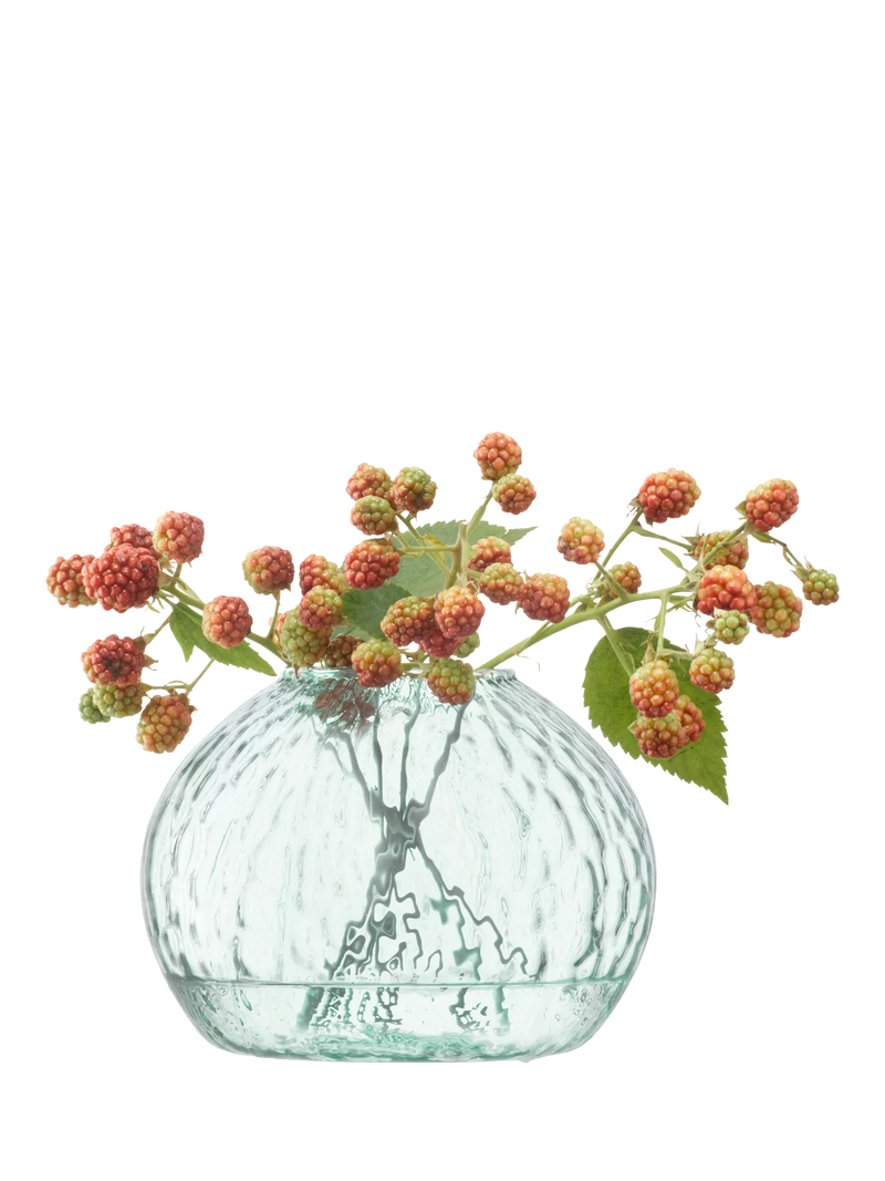 LSA International Canopy Seed recycled glass vase H11cm, UK version