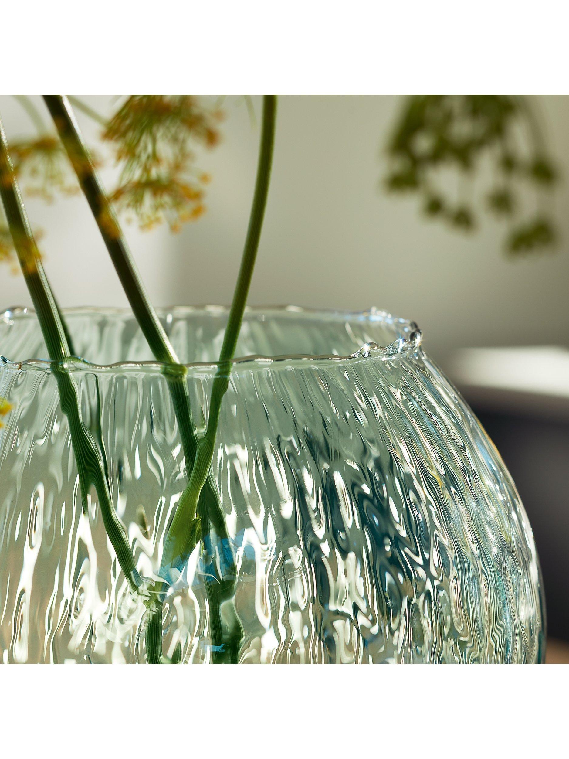 LSA International Canopy Seed recycled glass vase H11cm, UK version