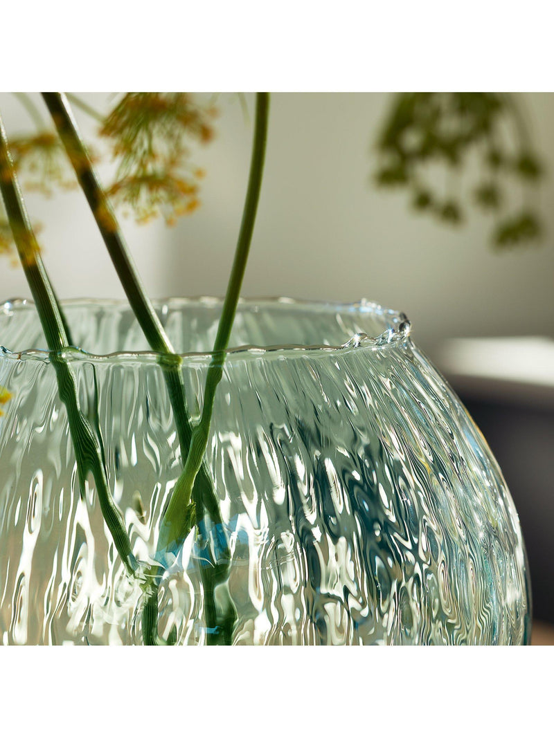 LSA International Canopy Seed recycled glass vase H11cm, UK version