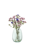 LSA International recycled glass vase 19cm clear - British product