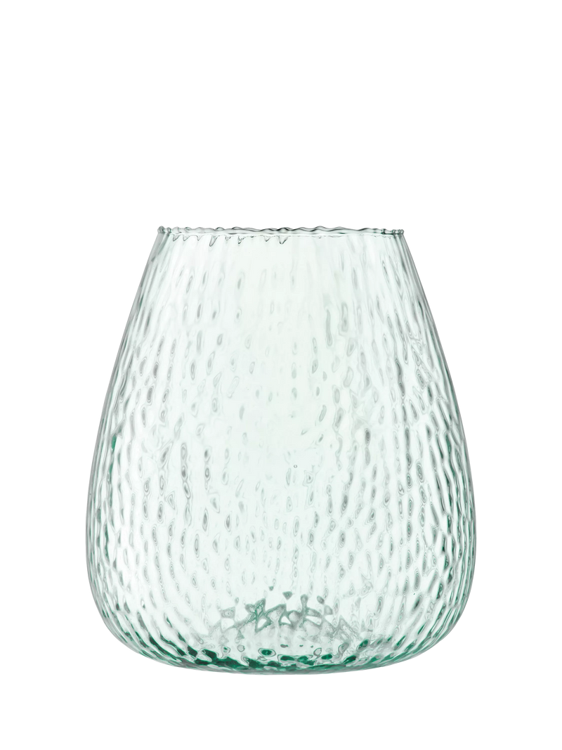 LSA International Canopy Seed recycled glass vase H25cm, UK version