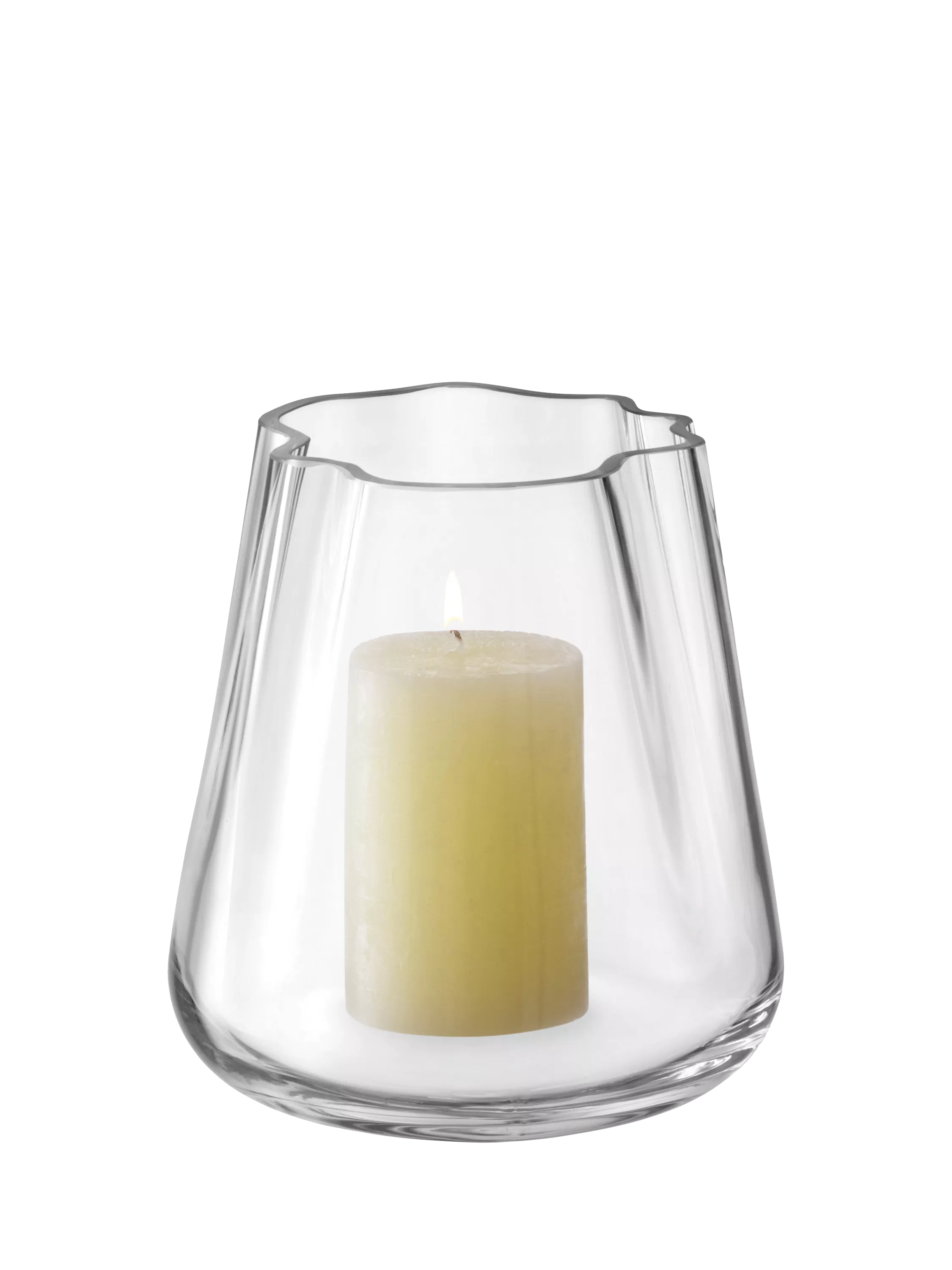 LSA International glass vase lantern 18.5cm - British product