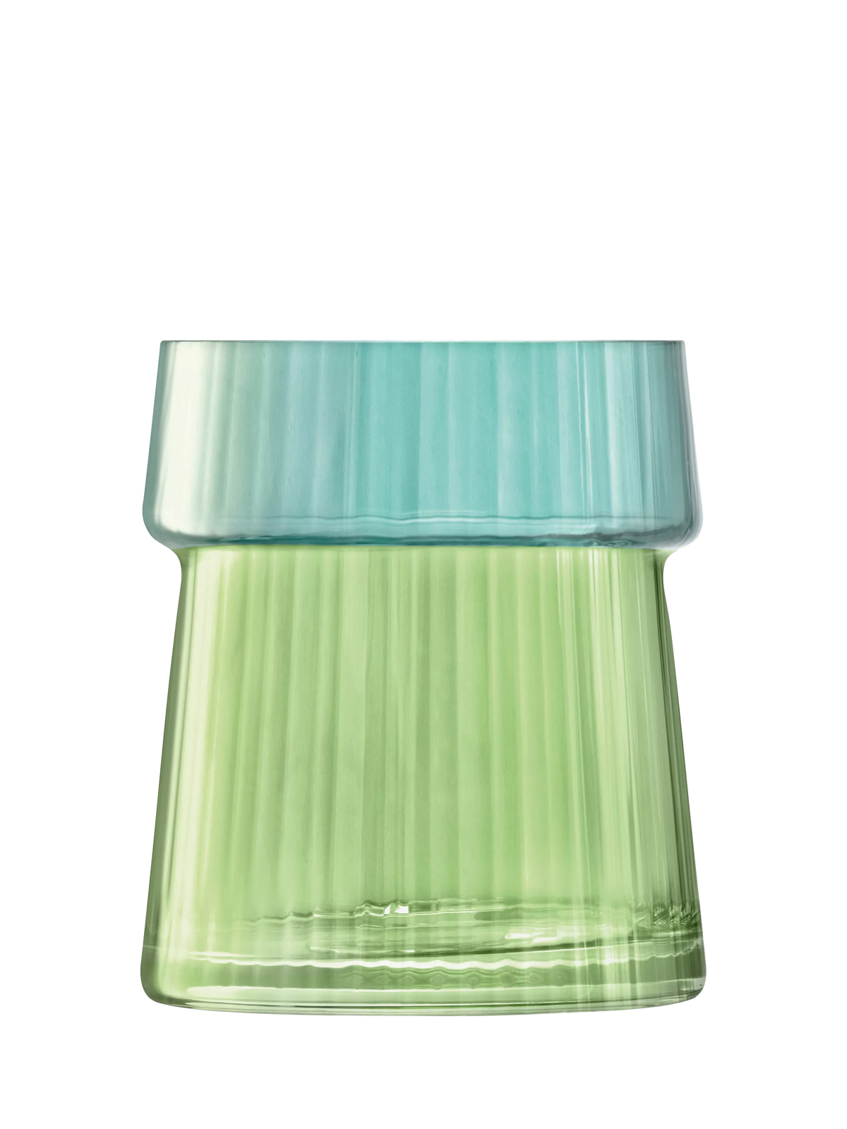 LSA International Gems jade glass vase lantern 23cm - British product