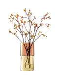 LSA International glass vase amber 23cm - British product