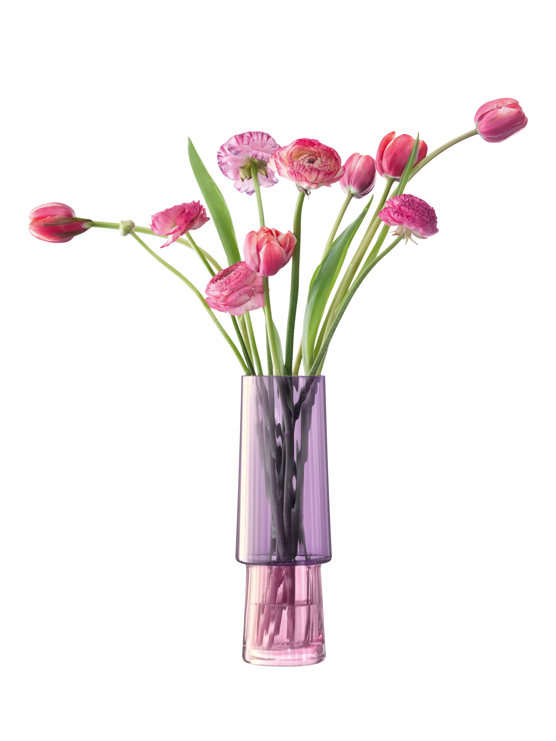 LSA International Gems Glass Vase Garnet 26cm, imported from the UK