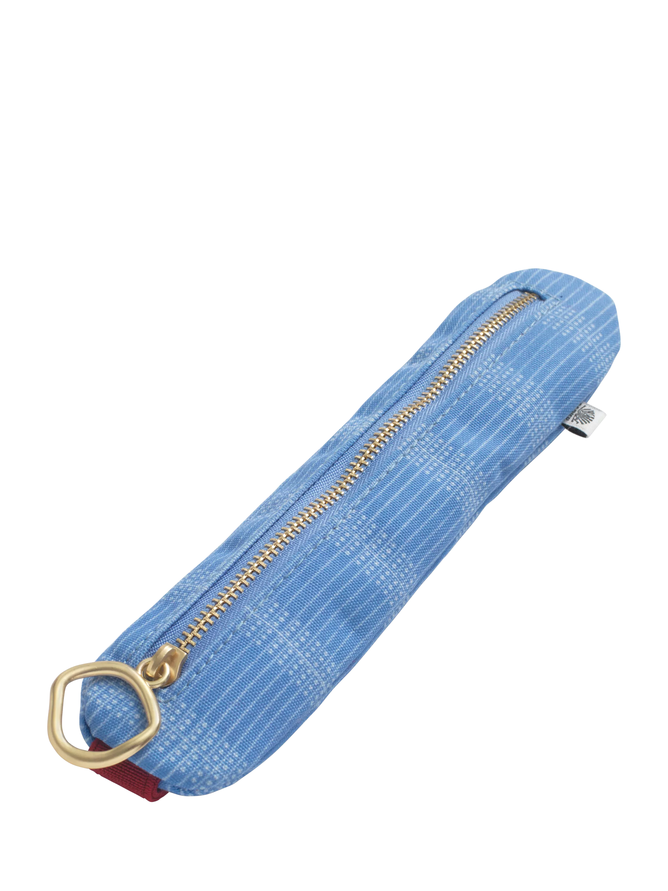 Papier elasticated pen pouch blue - British product