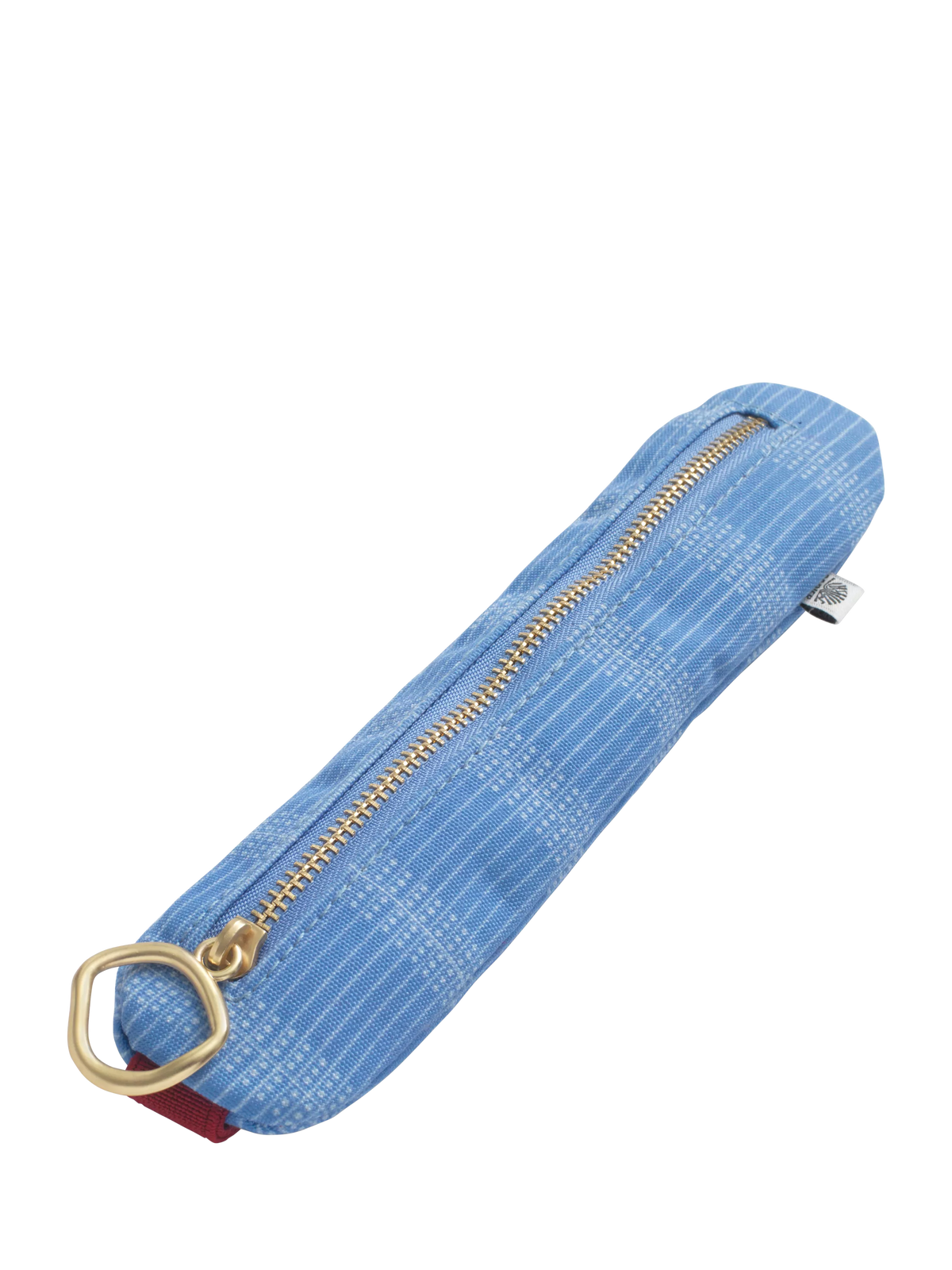 Papier elasticated pen pouch blue - British product