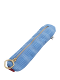 Papier elasticated pen pouch blue - British product
