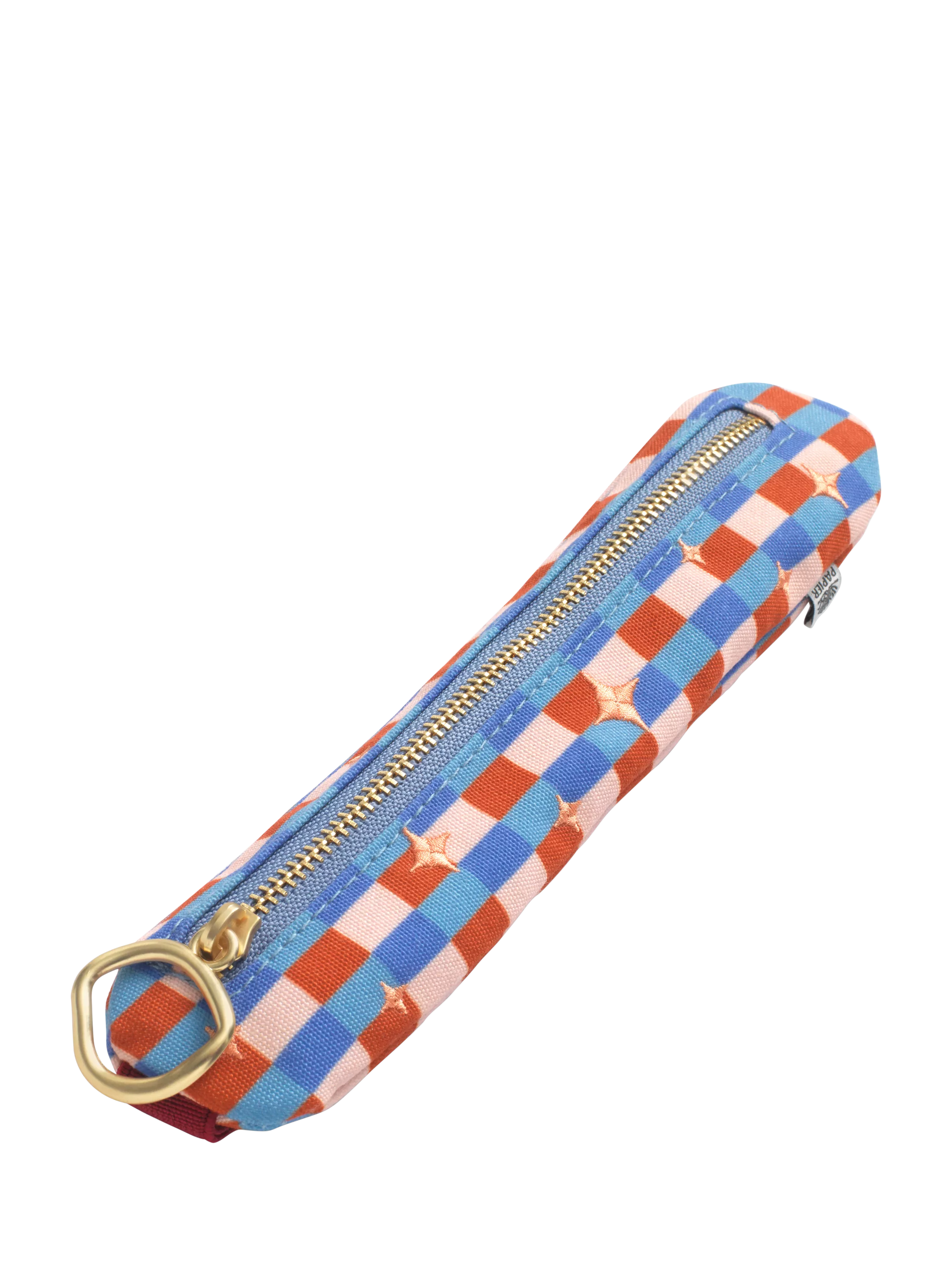 Papier Check elasticated pen pouch (British brand)
