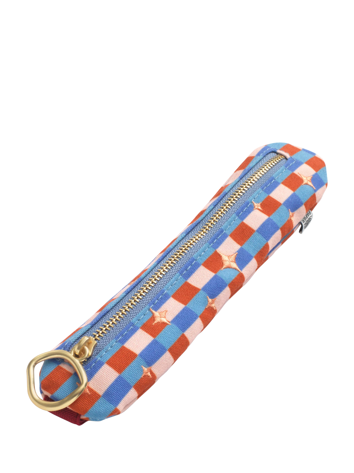 Papier Check elasticated pen pouch (British brand)