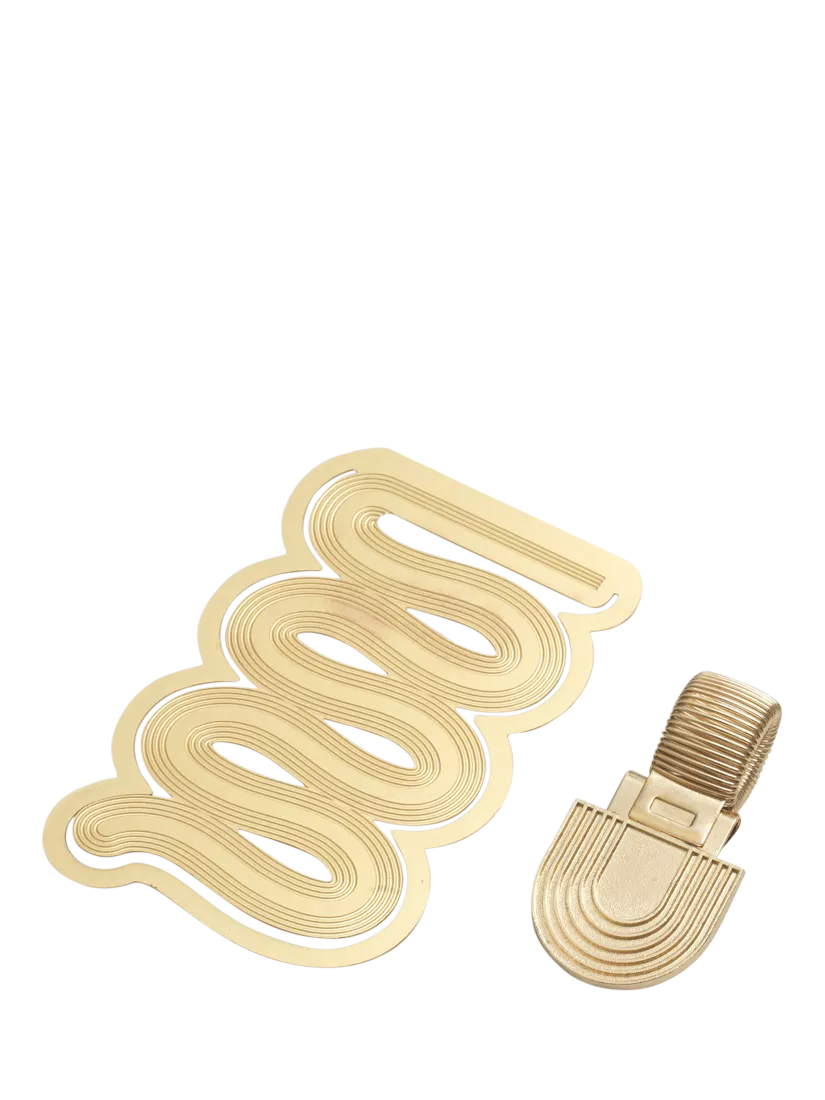 Papier wiggle bookmark and pen clip multi - UK version