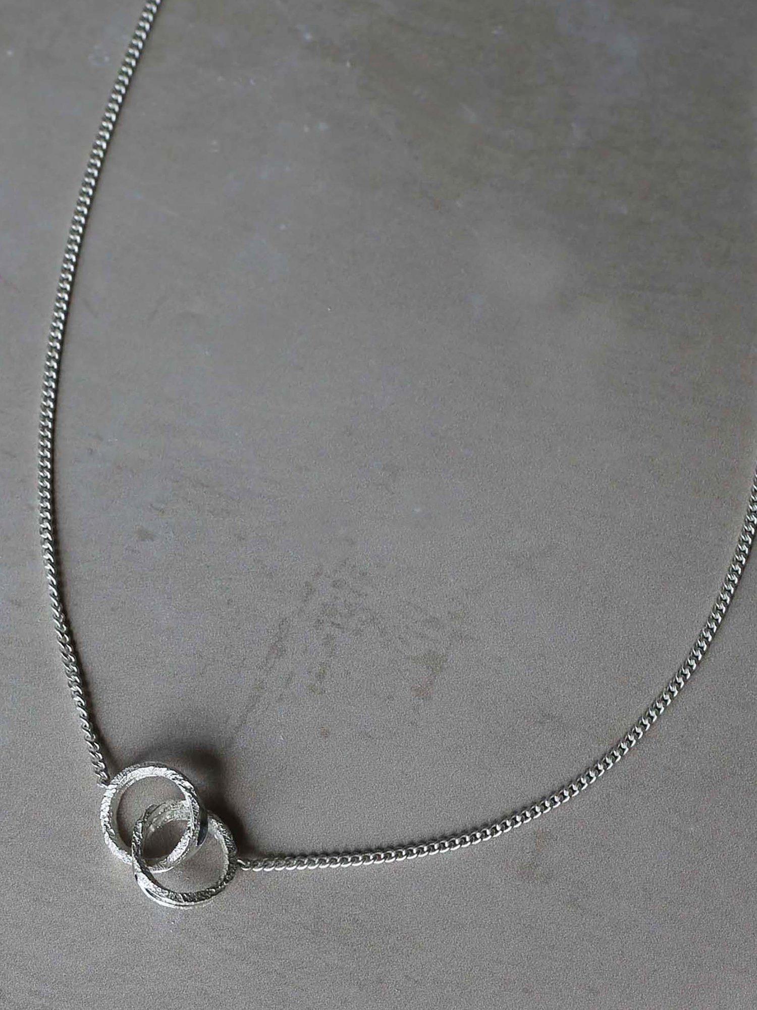 Tutti & Co pendant necklace silver, imported from the UK