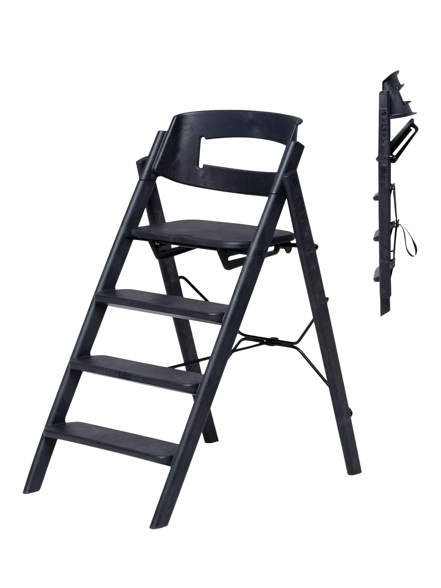 KAOS Klapp Highchair, Black