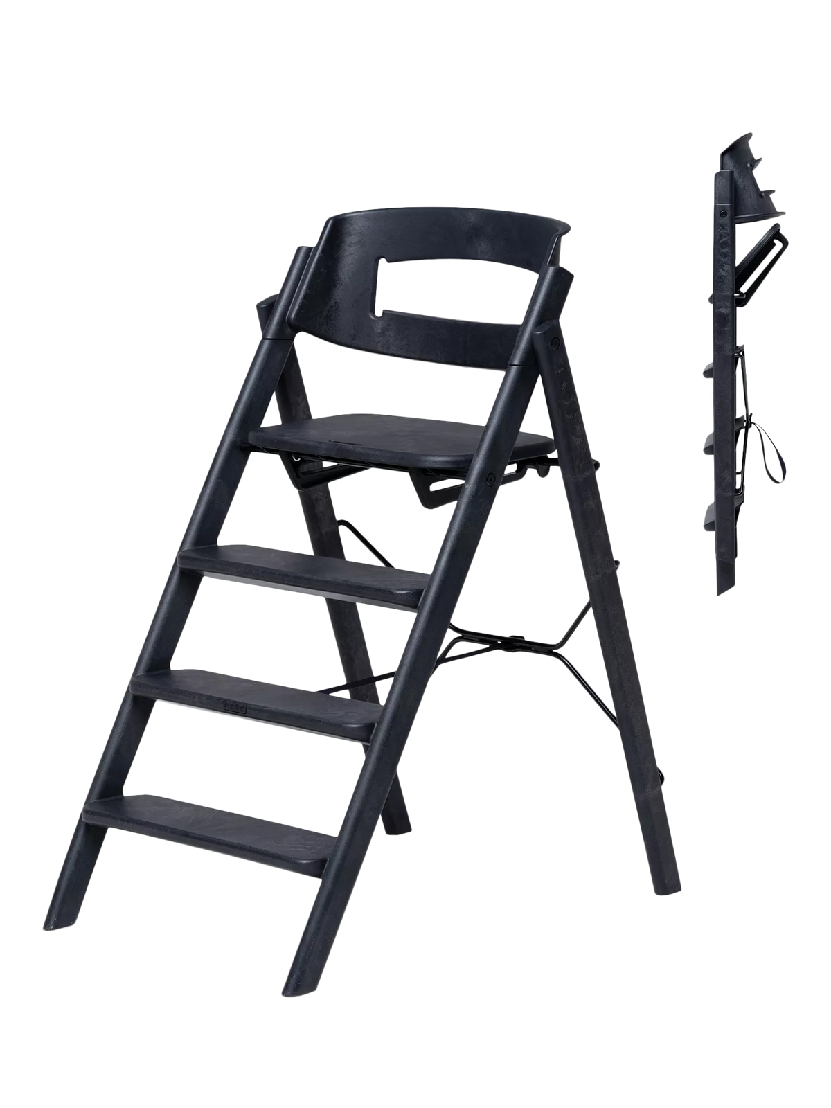KAOS Klapp Highchair, Black