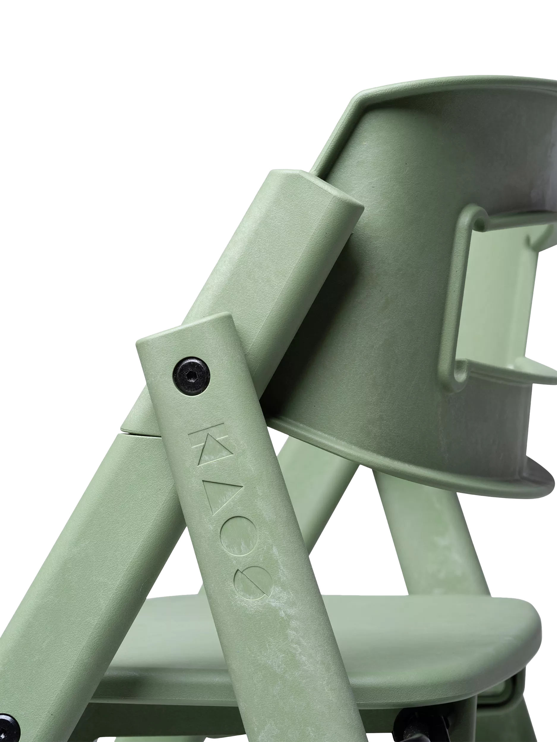 KAOS Klapp highchair foldable ergonomic design (British brand)