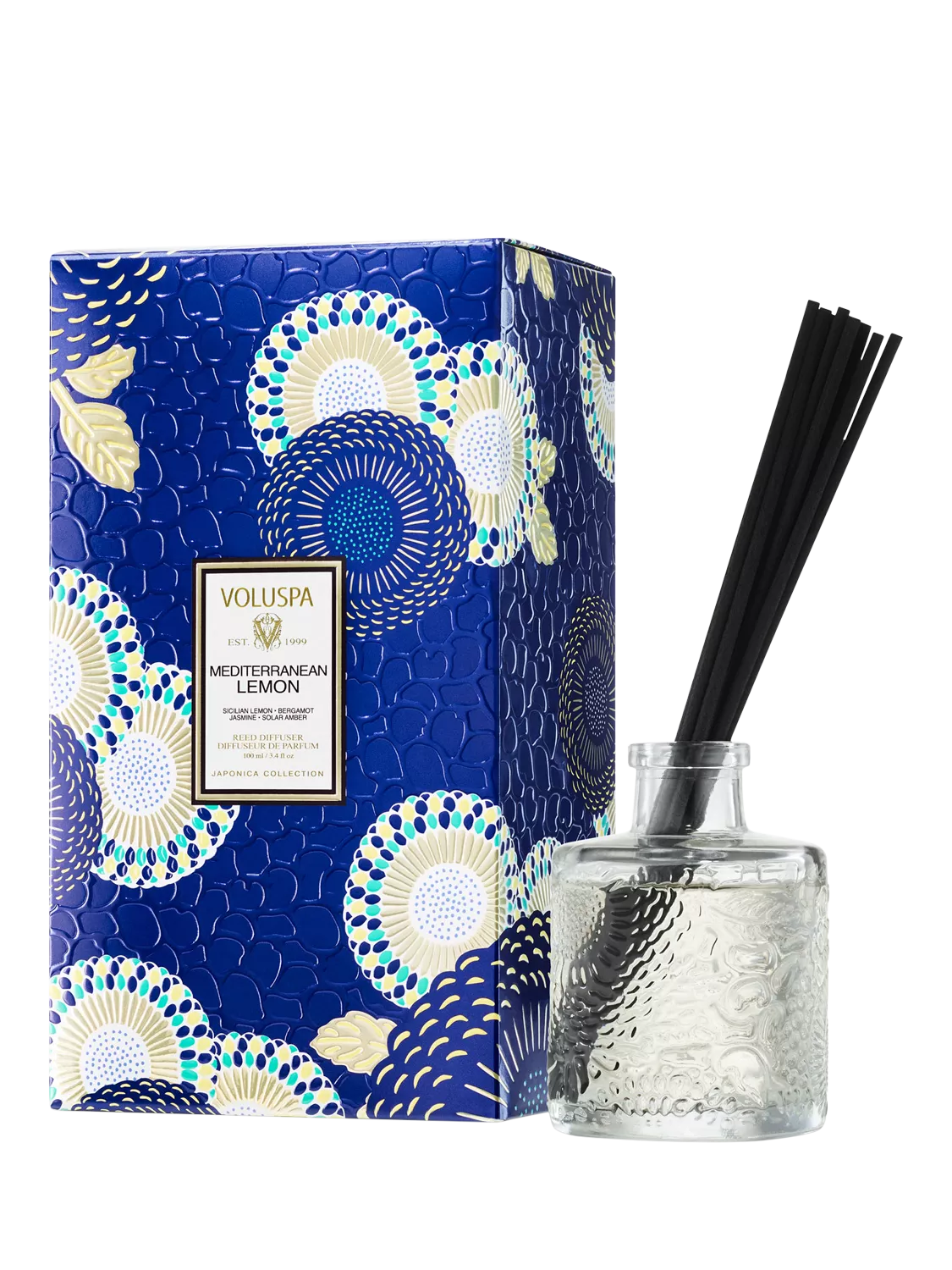 Voluspa Mediterranean Lemon reed diffuser 100ml (British brand)