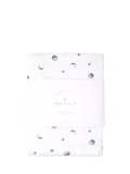 Rosa & Blue cotbed fitted sheet moon print white - British product