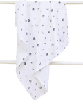 Rosa & Blue baby muslin squares pack of 3 white, imported from the UK