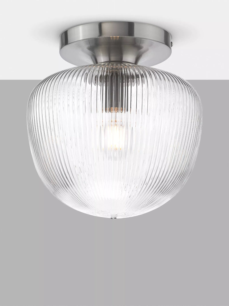 Där Abrielle Amber Flush Mount Ceiling Light Fixture