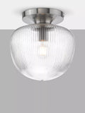 Där Abrielle Amber Flush Mount Ceiling Light Fixture