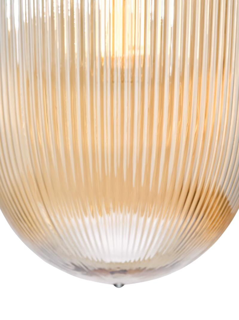 Där Abrielle pendant ceiling light amber H40cm (British brand)