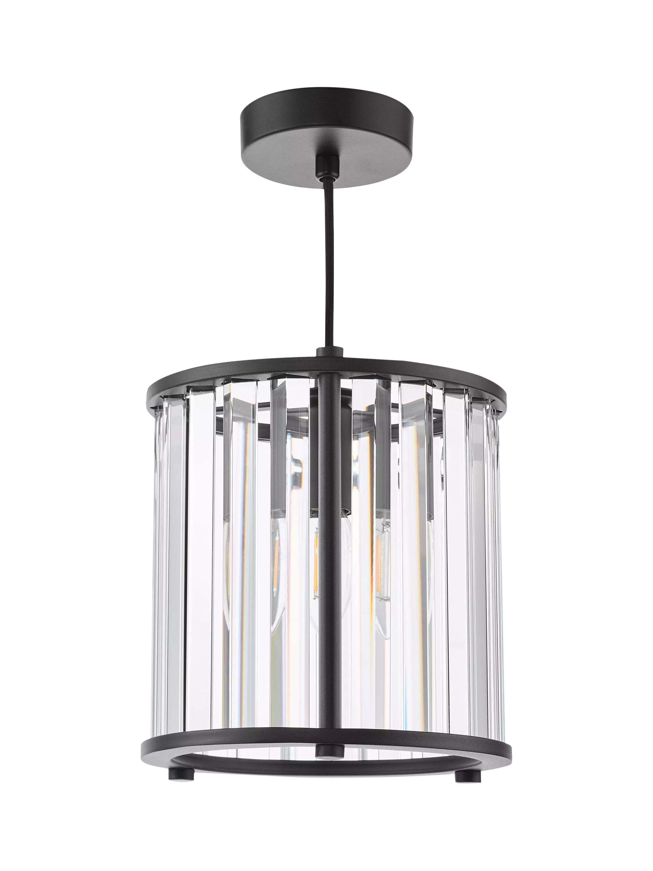 Där Kiran pendant ceiling light with crystal accents (British brand)