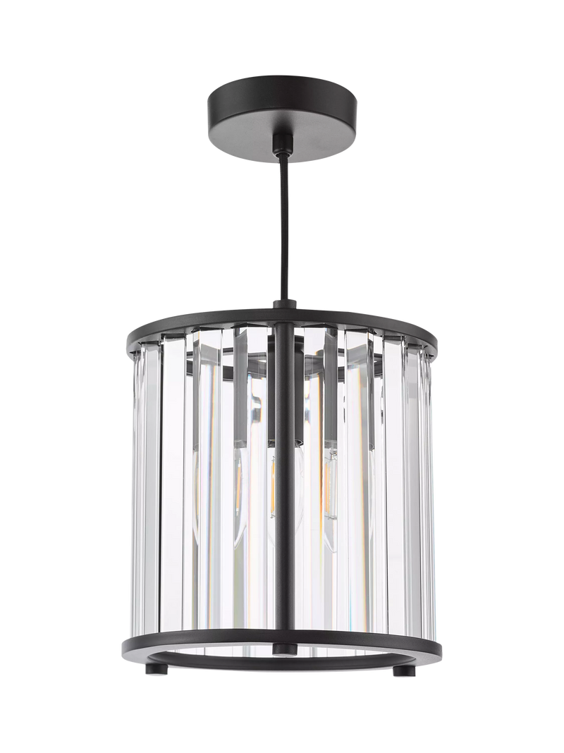 Där Kiran pendant ceiling light with crystal accents (British brand)