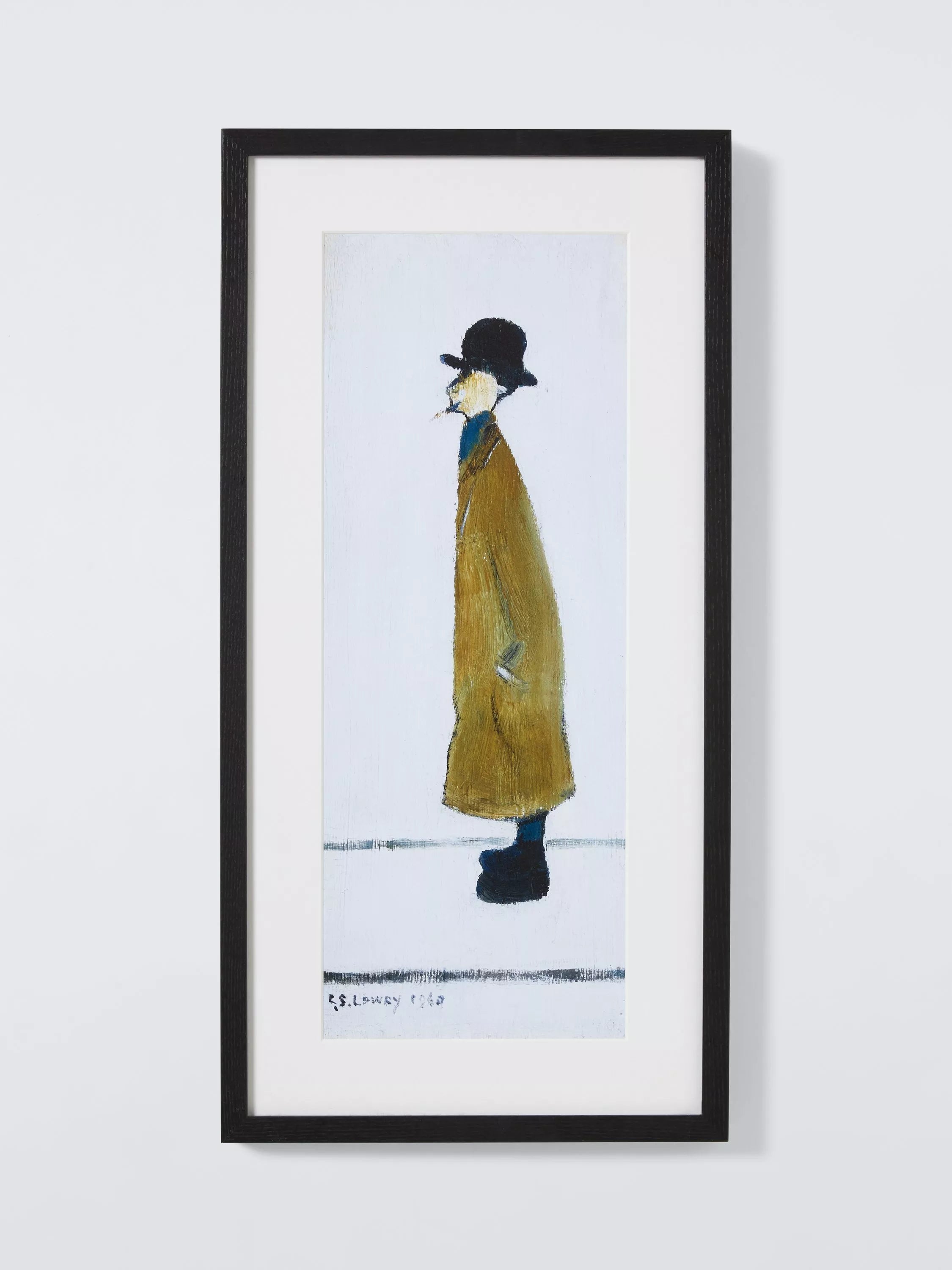 John Lewis Lowry Gentleman framed print 60x30cm, UK version
