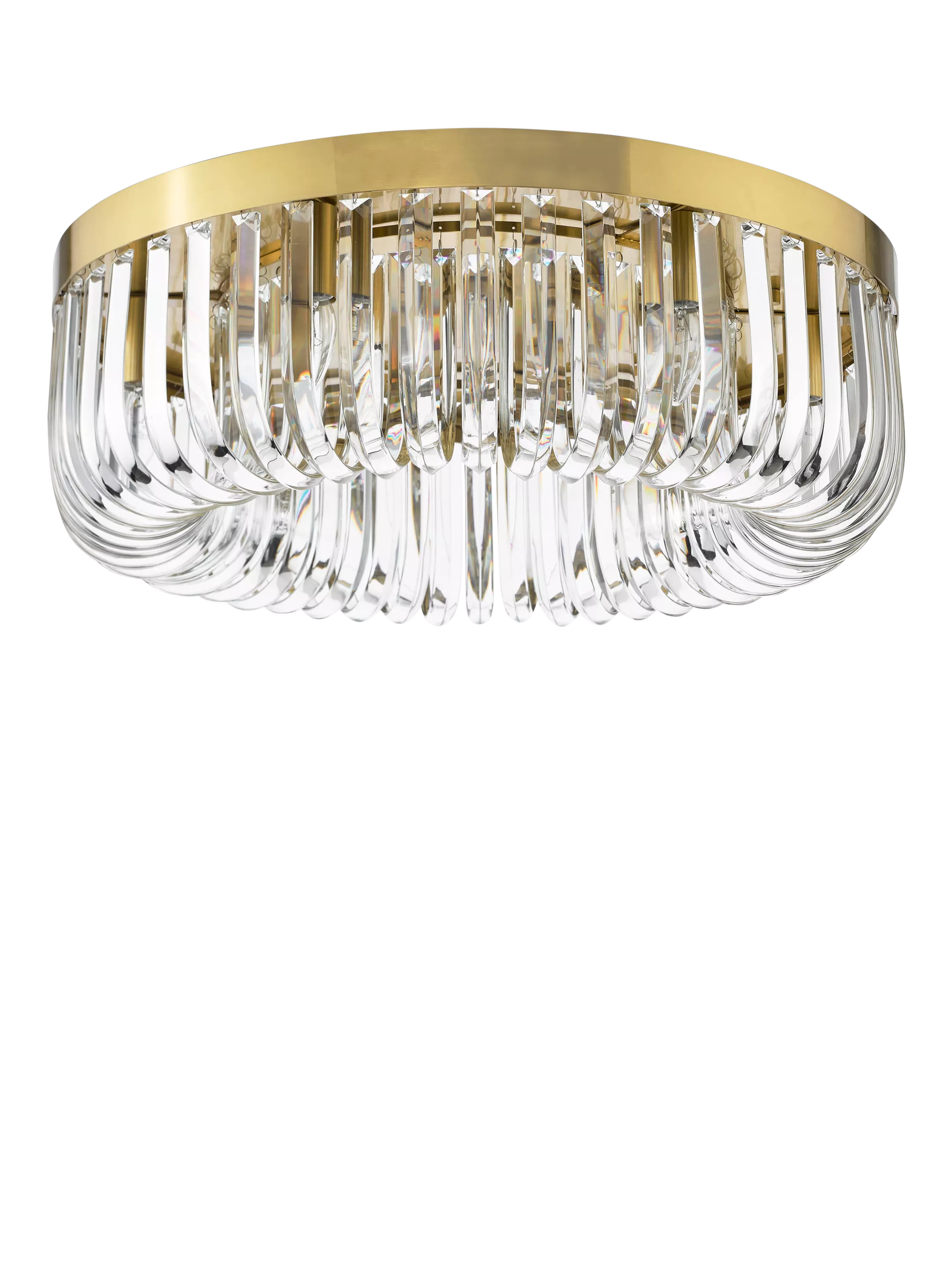 Där Sigourney Crystal Flush Ceiling Light - British product
