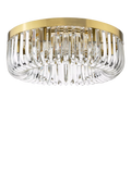 Där Sigourney Crystal Flush Ceiling Light - British product