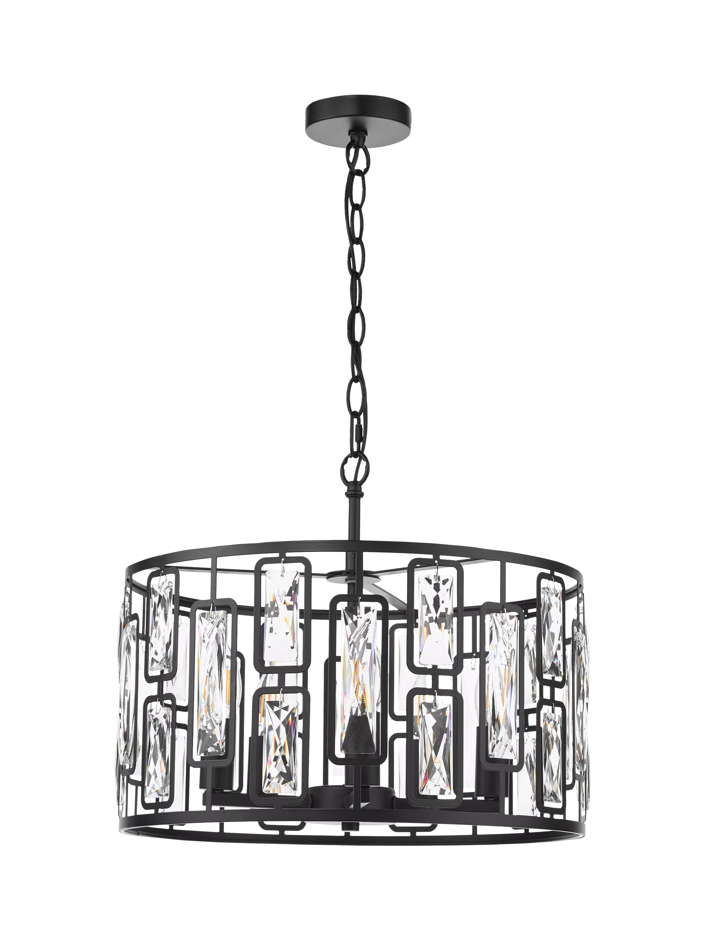 Där Zoelle crystal pendant light black - British product