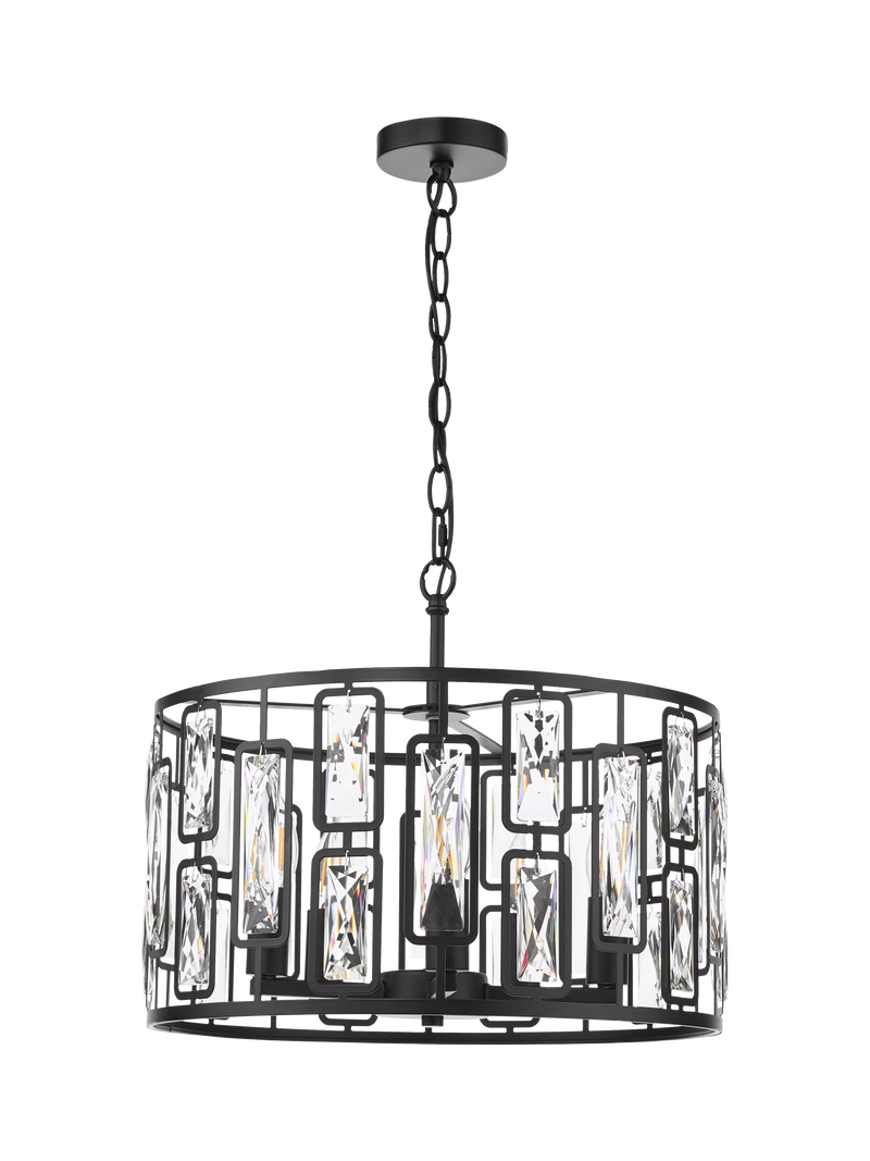 Där Zoelle crystal pendant light black - British product
