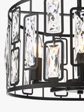 Där Zoelle crystal pendant light black - British product