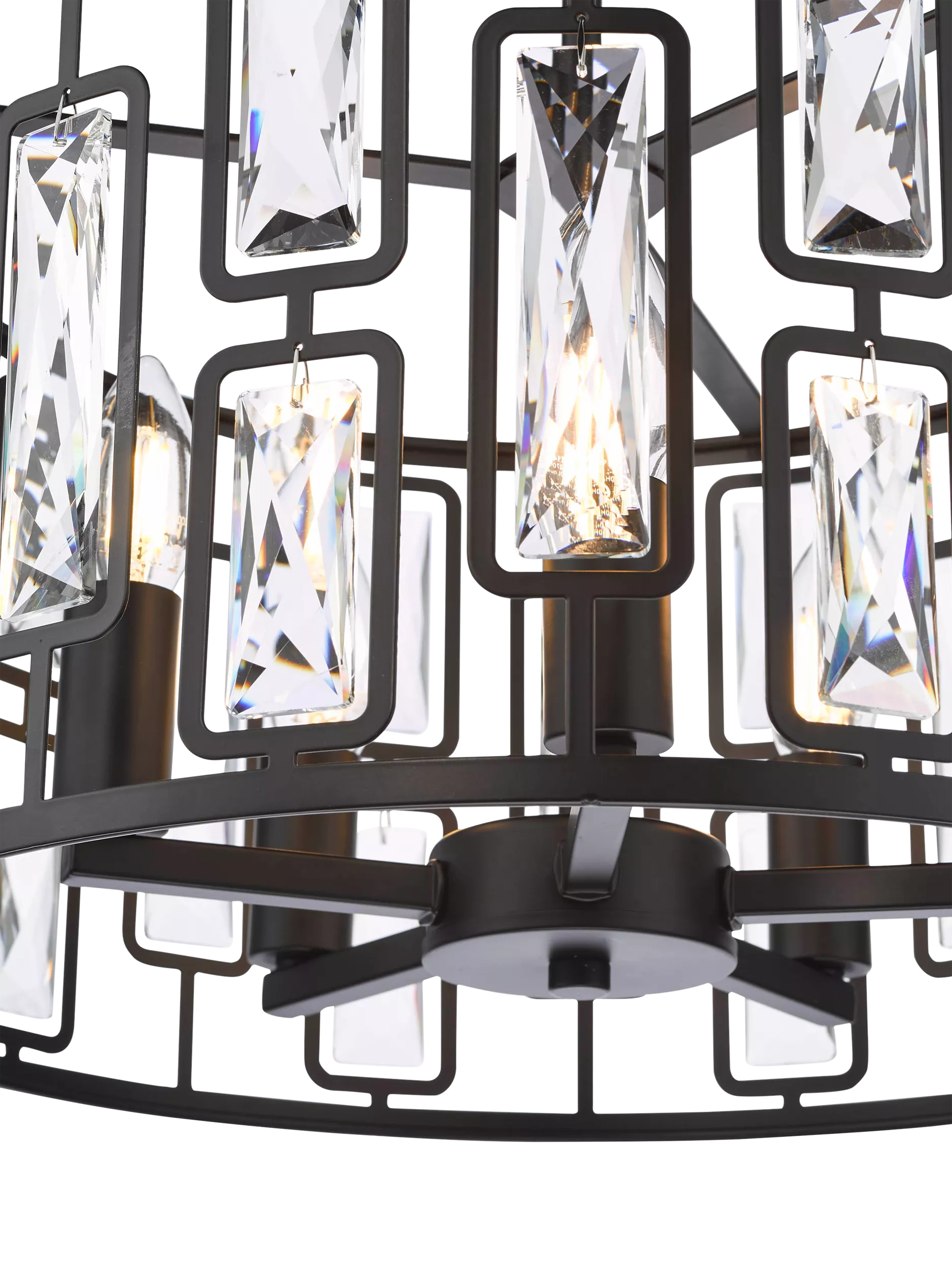 Där Zoelle crystal pendant light black - British product