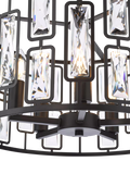 Där Zoelle crystal pendant light black - British product