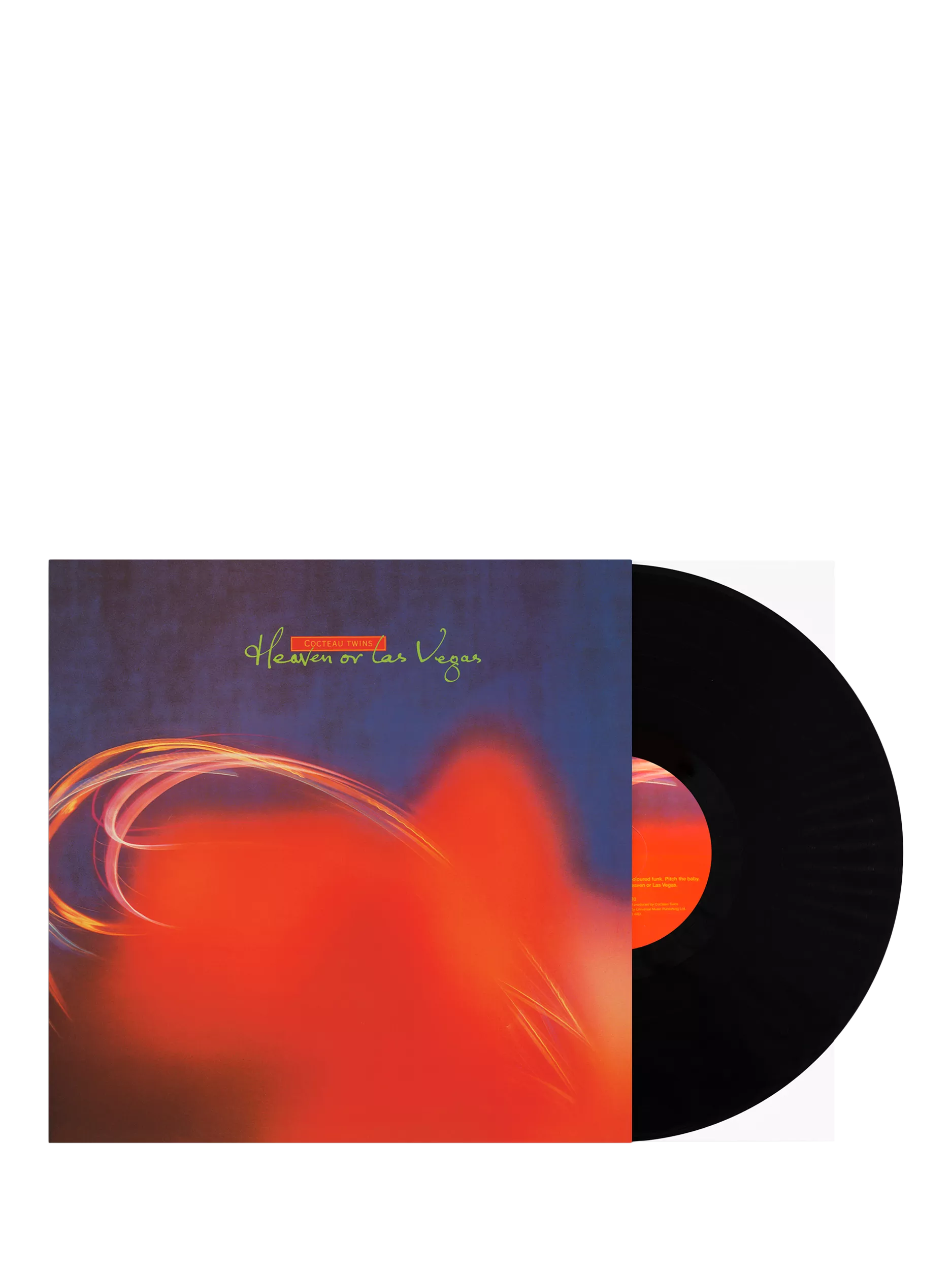 Cocteau Twins Heaven Or Las Vegas vinyl record, imported from the UK