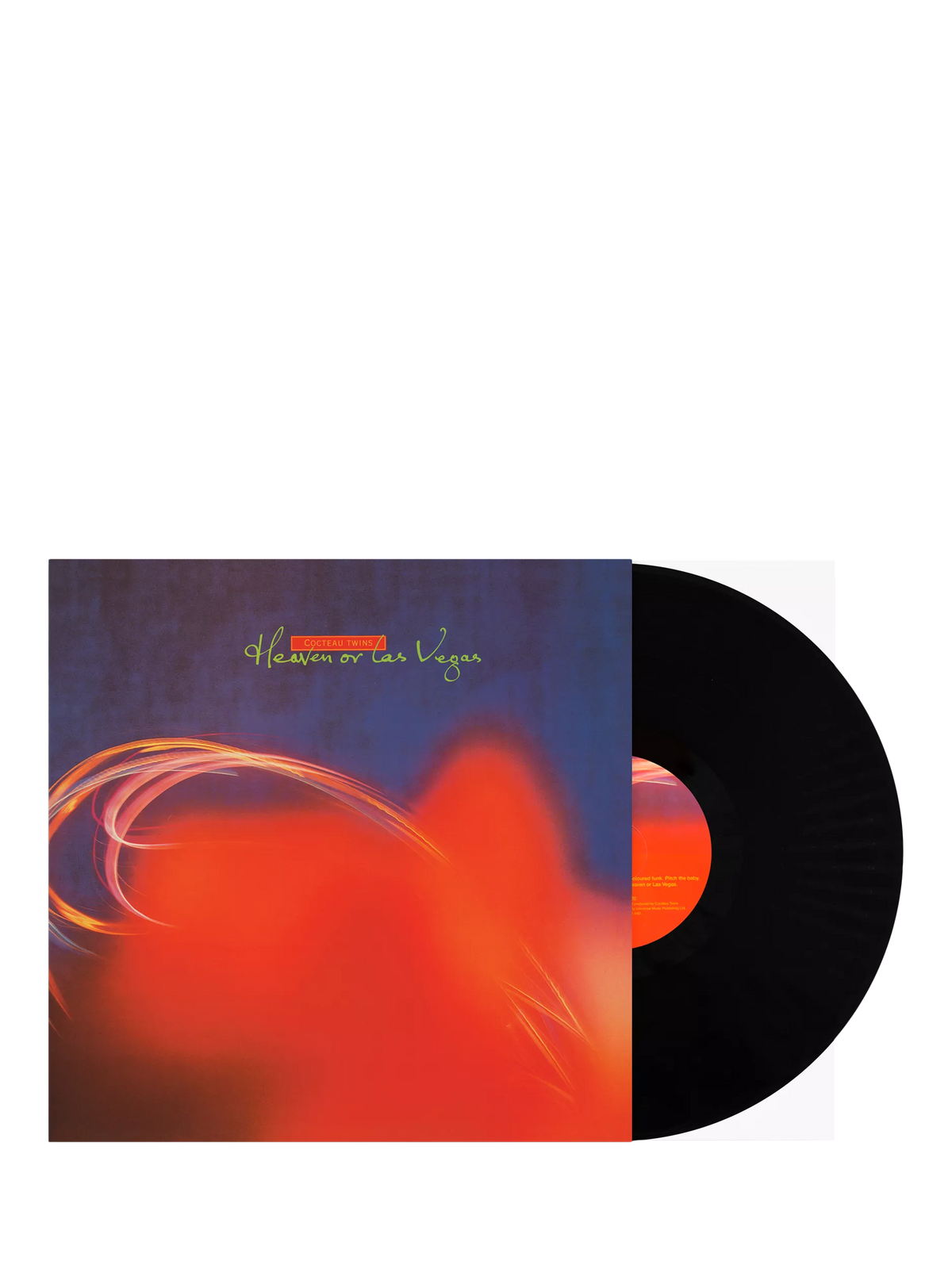 Cocteau Twins Heaven Or Las Vegas vinyl record, imported from the UK