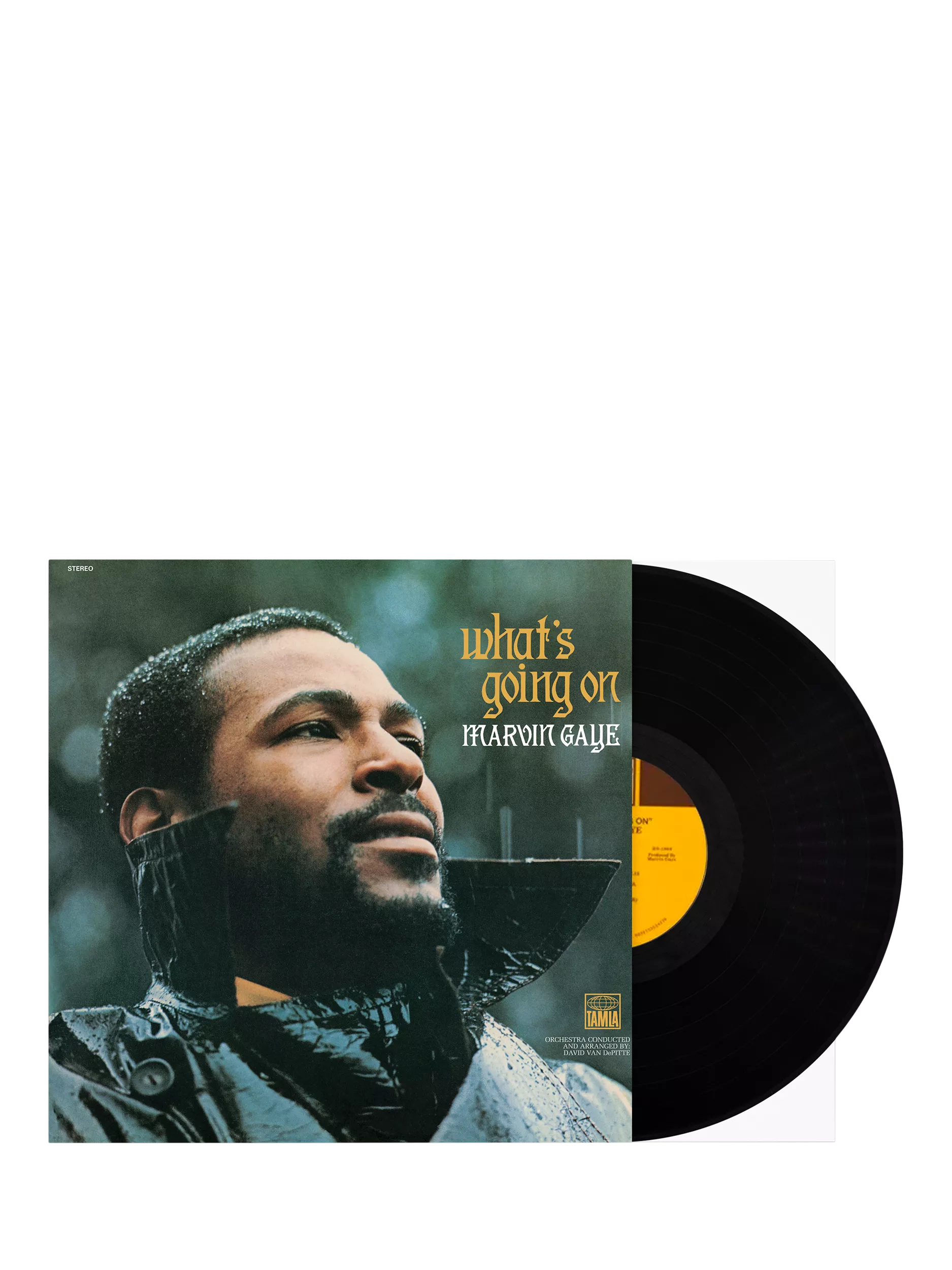 Marvin Gaye What's Going On vinyl record (British brand)