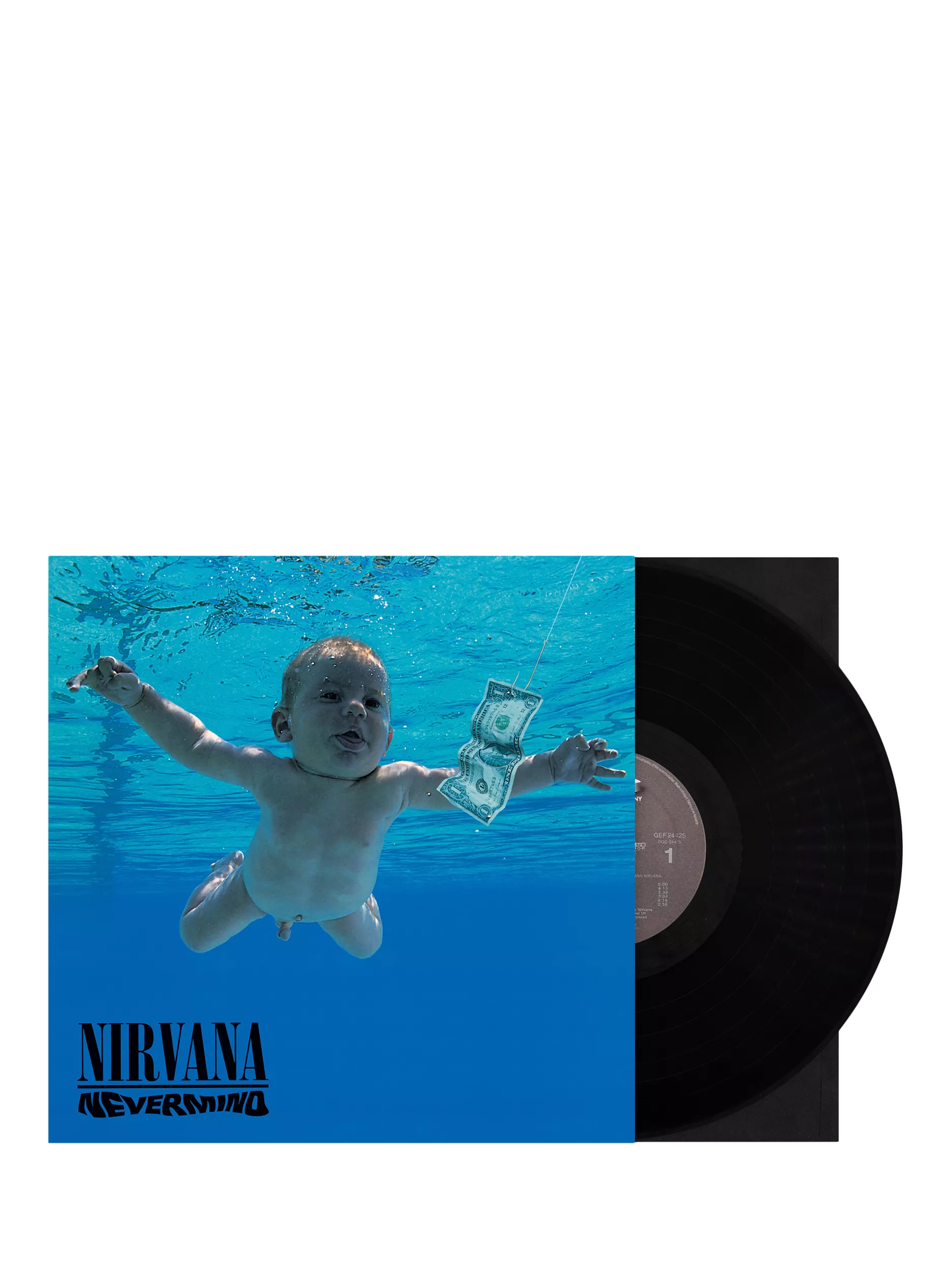 Rough Trade Nirvana Nevermind vinyl record, imported from the UK