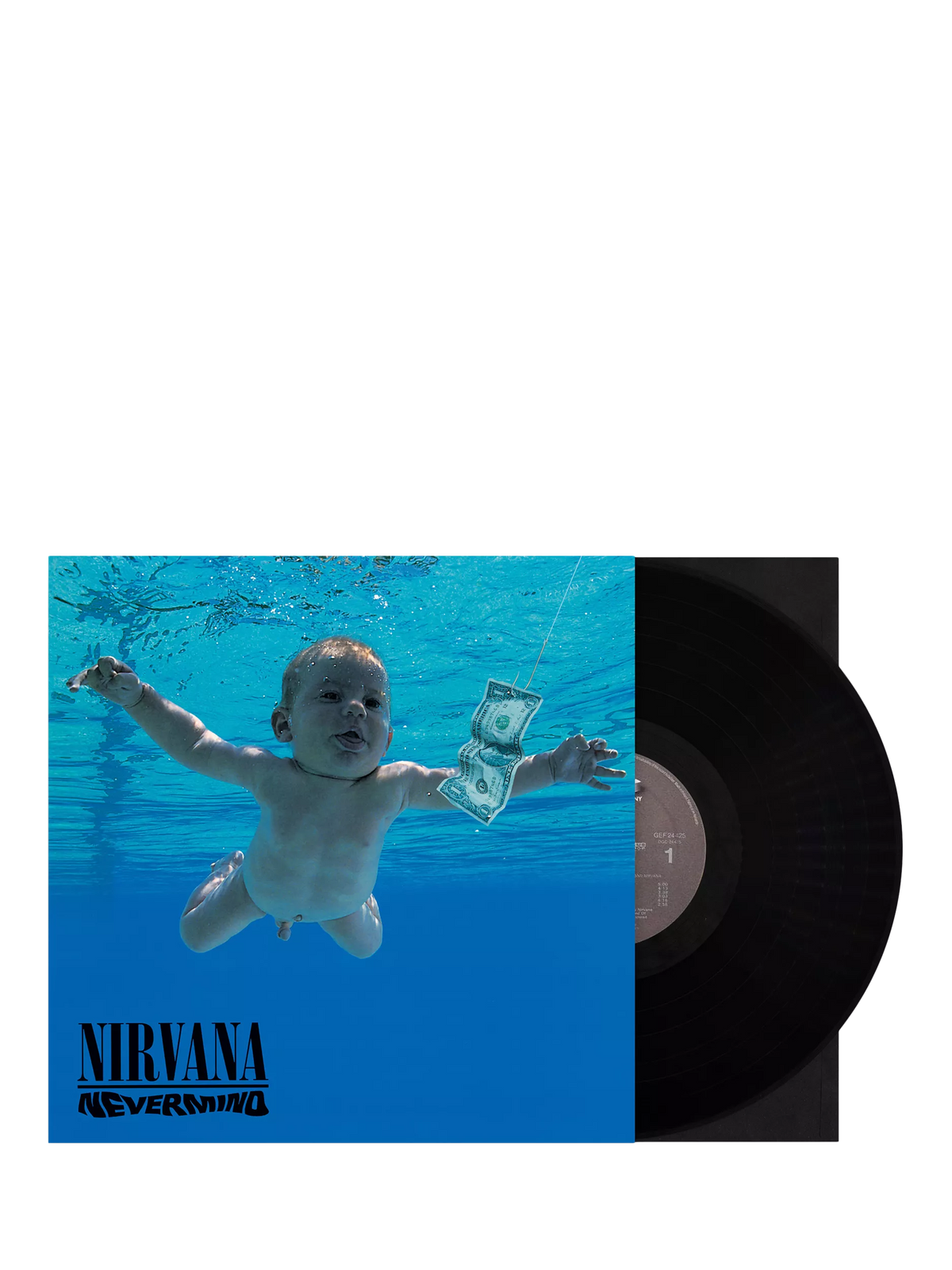 Rough Trade Nirvana Nevermind vinyl record, imported from the UK