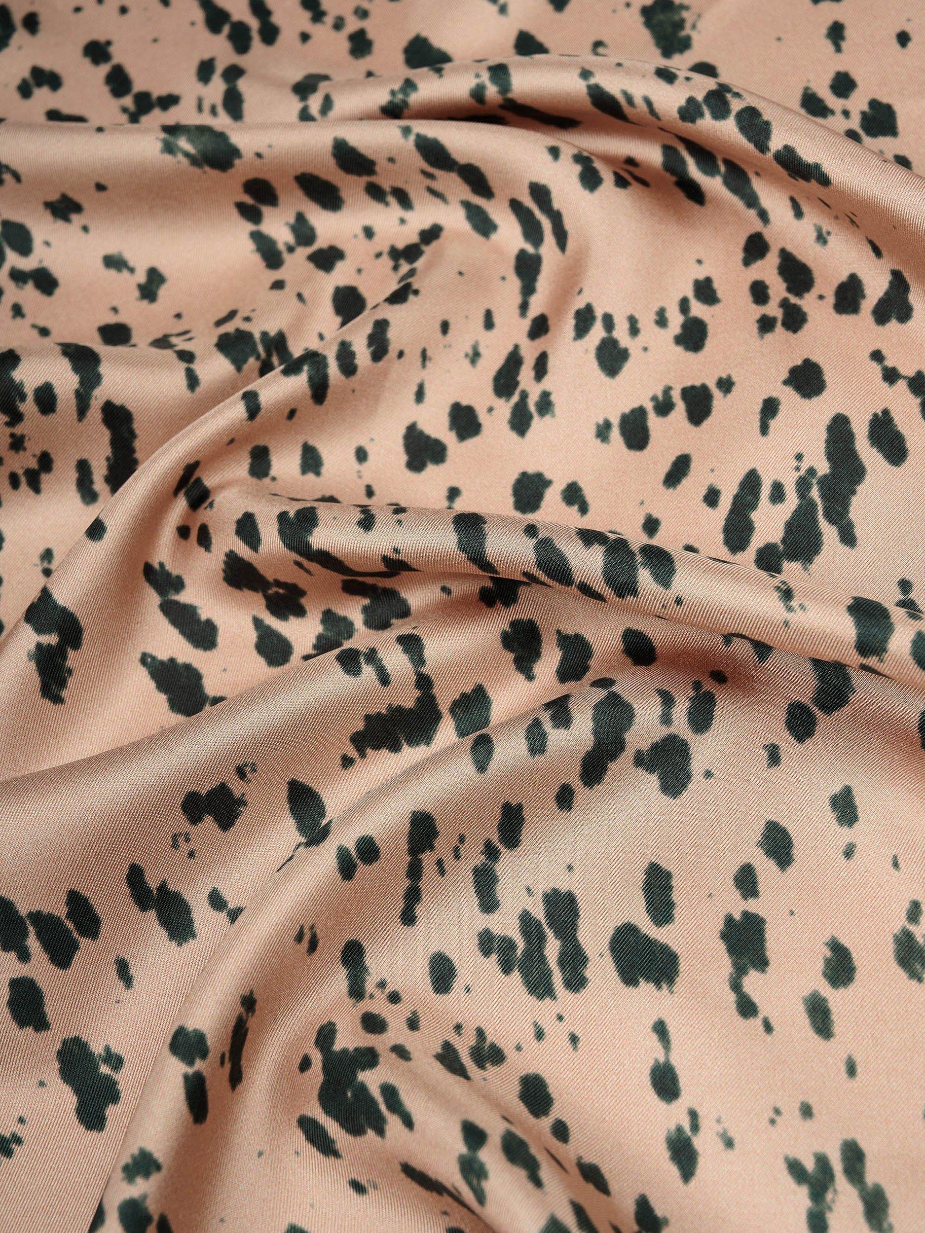 Tutti pink abstract silk scarf 68cm, imported from the UK