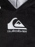 Quiksilver kids hooded towel, black - British product