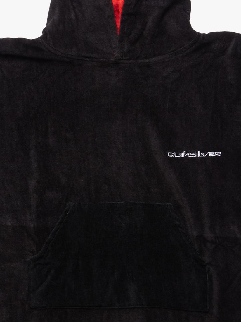 Quiksilver hooded towel Jet Black, imported from the UK