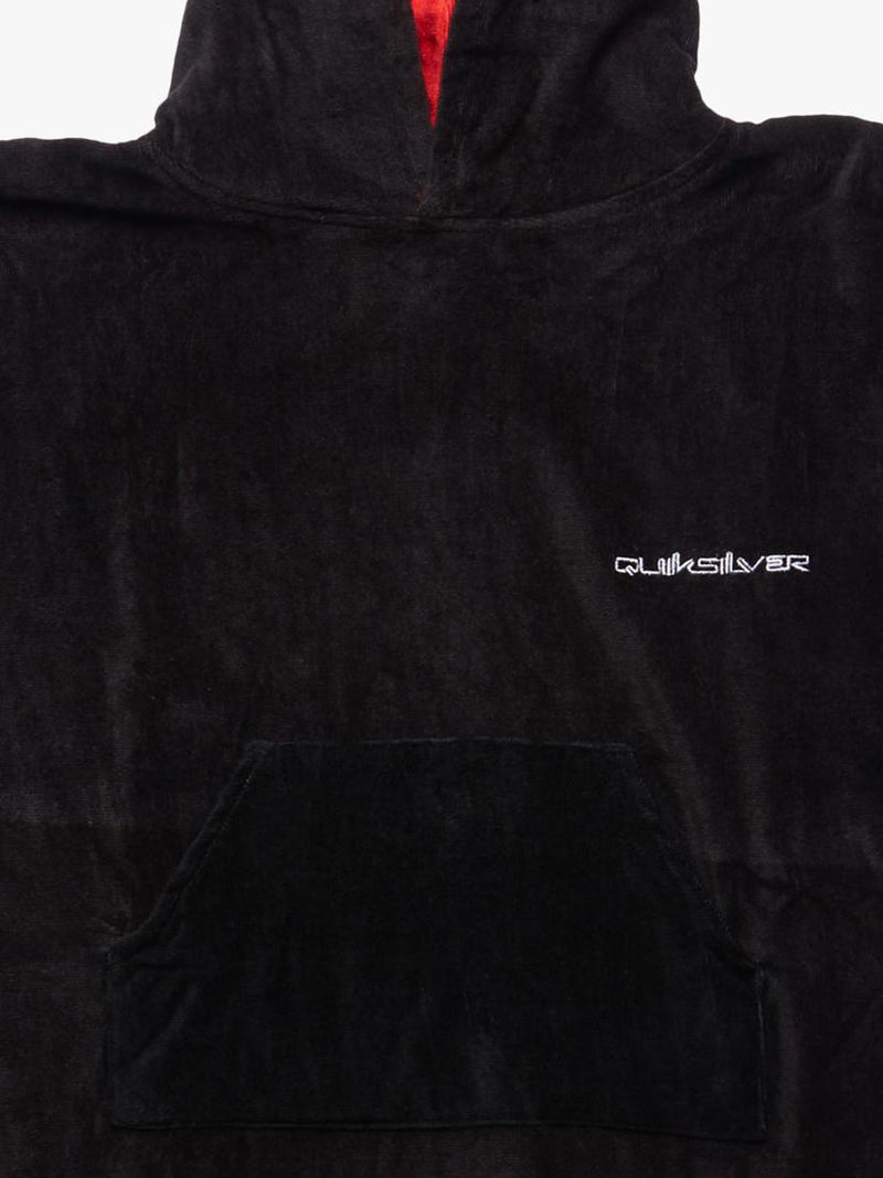 Quiksilver hooded towel Jet Black, imported from the UK