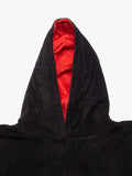 Quiksilver hooded towel Jet Black, imported from the UK